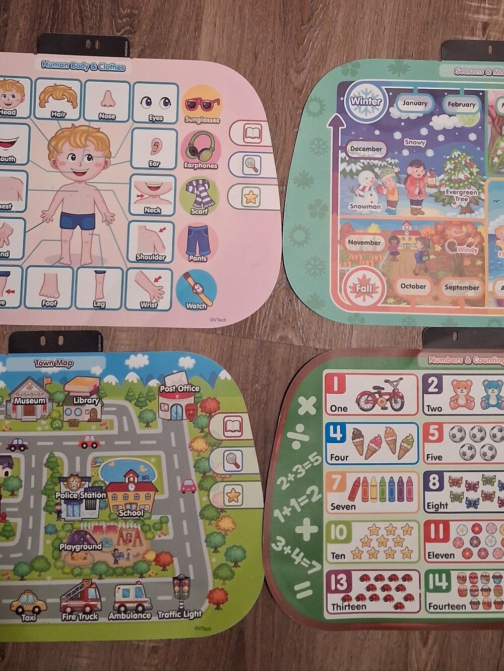Educational Kids Toy Learning Boards - Multicolor